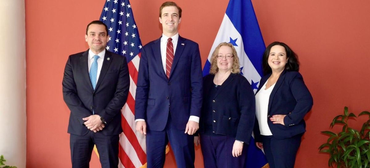 Presidente del CN, Tomás Zambrano y delegación de EE. UU. abordan inversión y generación de empleo en Honduras