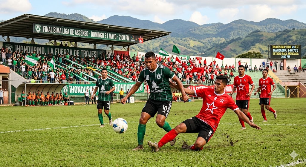 Hondupino recibe a Estrella Roja en finalísima de Ascenso no apta para cardíacos
