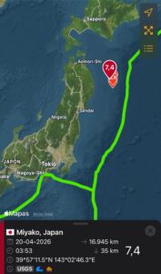 foto de la localidad del terremoto