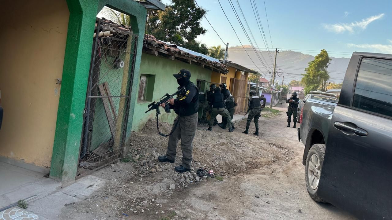 Ejecutan allanamientos contra supuesta estructura criminal “Los Matute” en Olancho