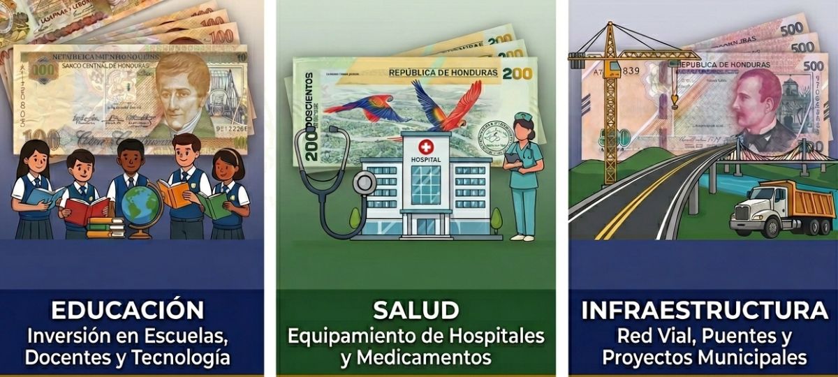 ¿Cómo se distribuyó el Presupuesto General 2026 de Honduras?