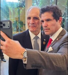 Nasry Asfura y Eduardo Verástegui se reúnen para proteger a la niñez