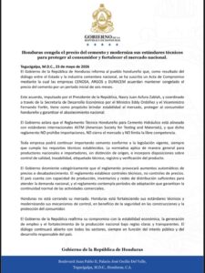 Convenio con industria cementera