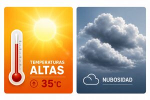 Calor y nubosidad