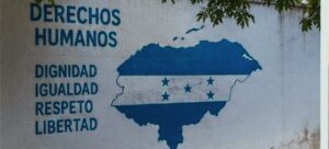 letrero de los Derechos Humanos