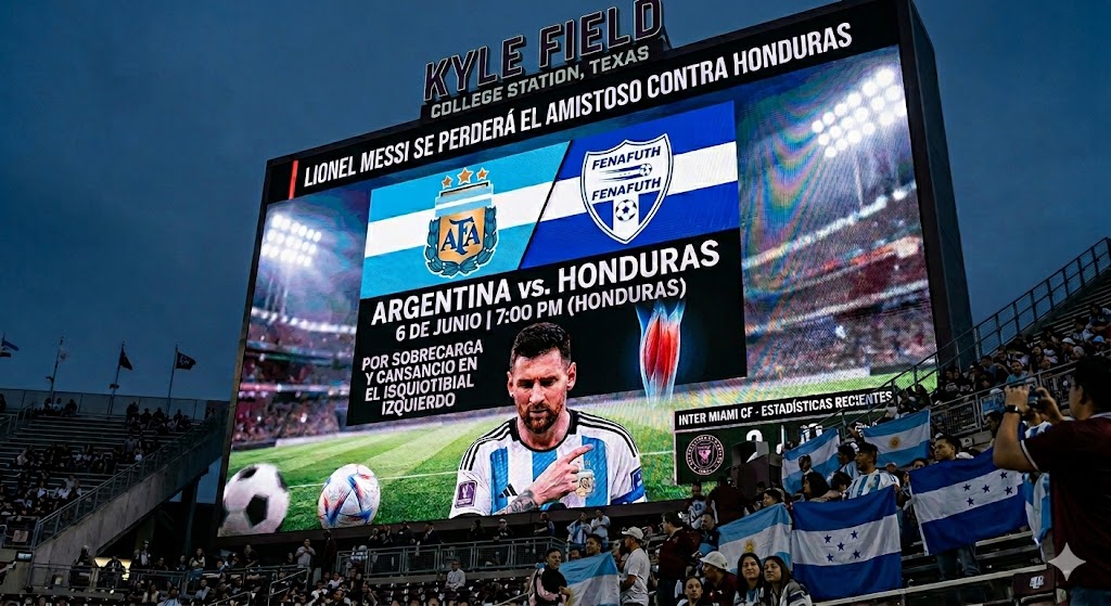 ¡Alarma en Argentina! Lionel Messi baja para el amistoso ante Honduras