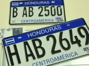 Placas de Honduras